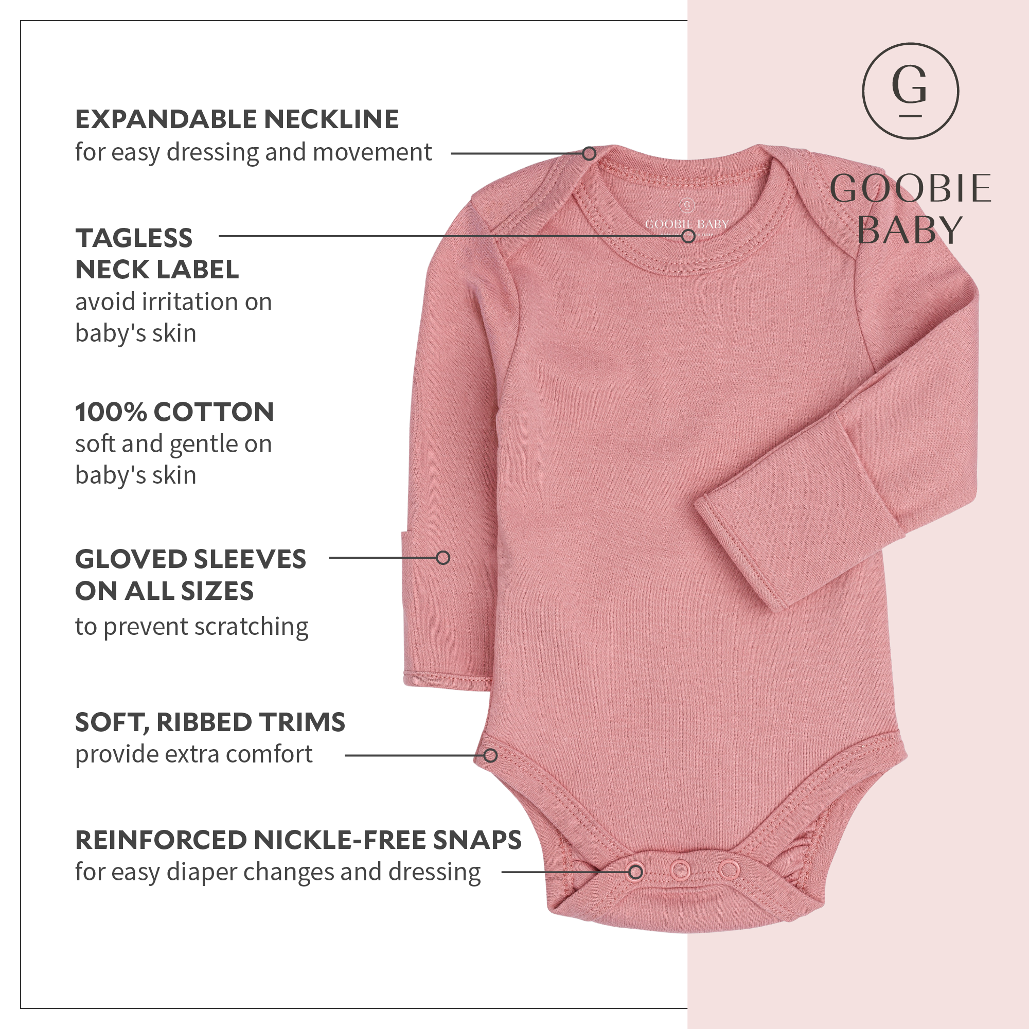 Short Sleeve Kimono Side Snap Bodysuit Set - Pink Combo – Goobie Baby