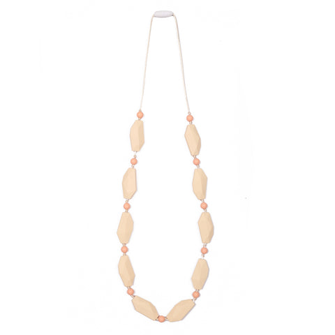 Madison Teething Necklace - Marble/Lilac