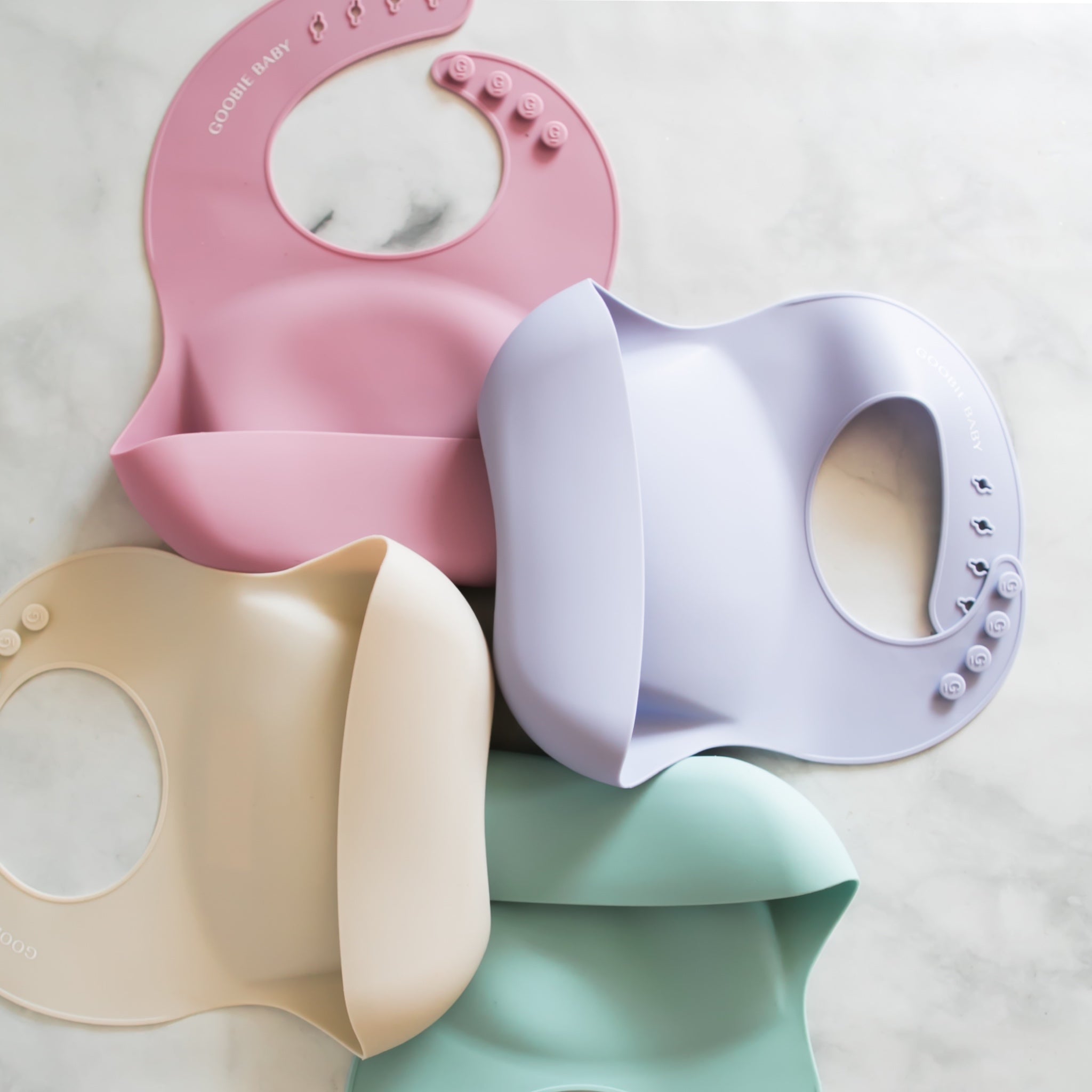 Baby Silicone Suction Bowls - Blush – Goobie Baby