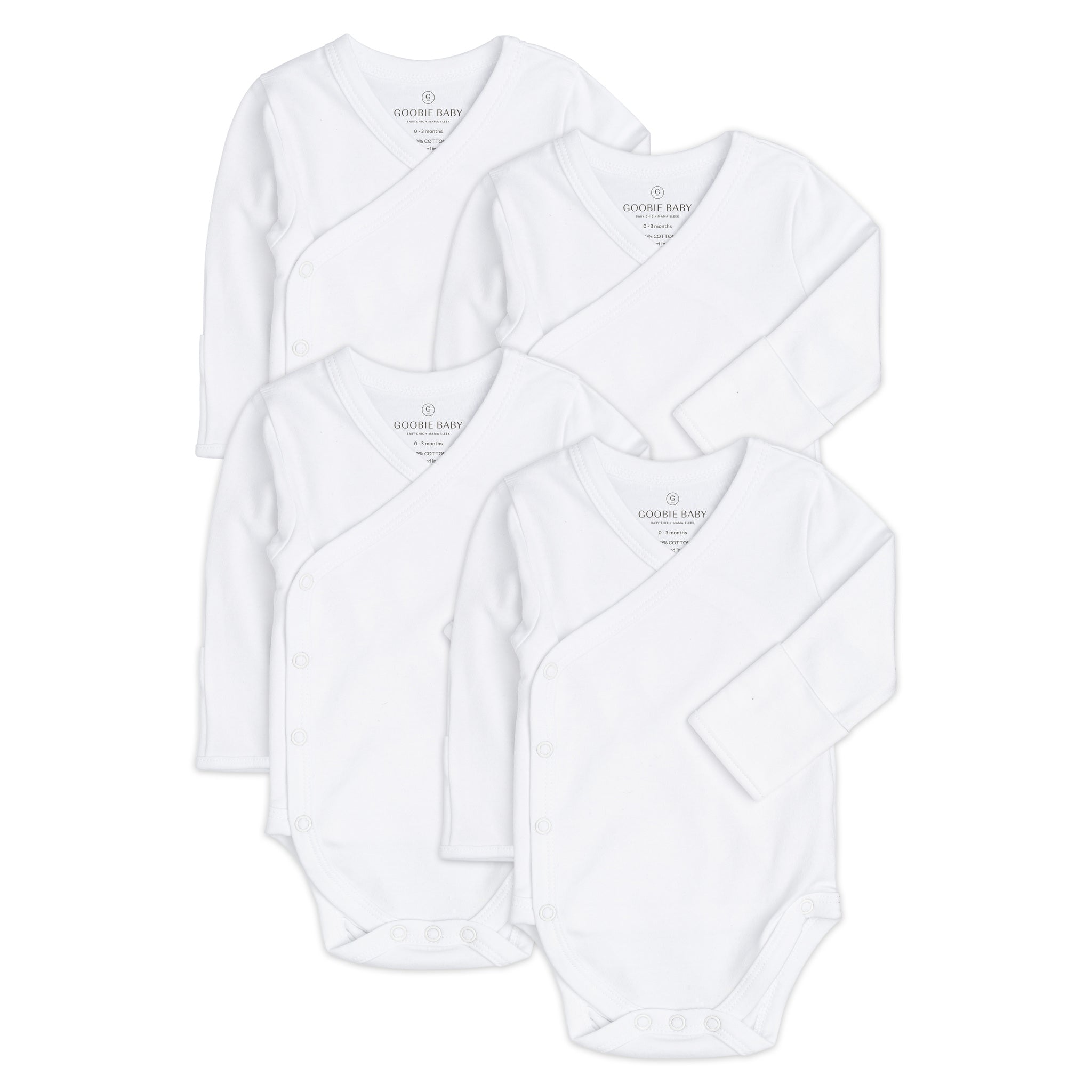 Pattern 10 mm buttons Snap & Extend® baby bodysuit (onesie